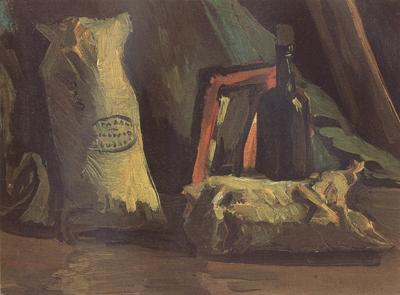 Vincent Van Gogh Still Life with Two Sacks and a Bottle (nn040 China oil painting art